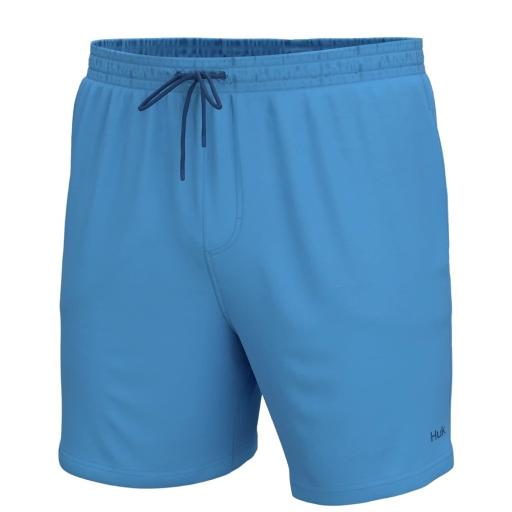 Huk Pursuit Volley Shorts for Men - Azure Blue - 3XL - New With Tags